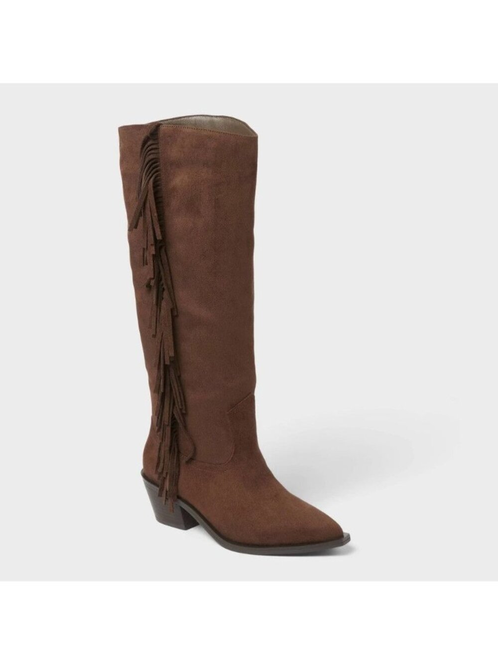 Women’s Patsy Tall Fringe Western Boots with Memory Foam Insole – Universal Thre